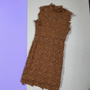 Nightcap Brown lace dress